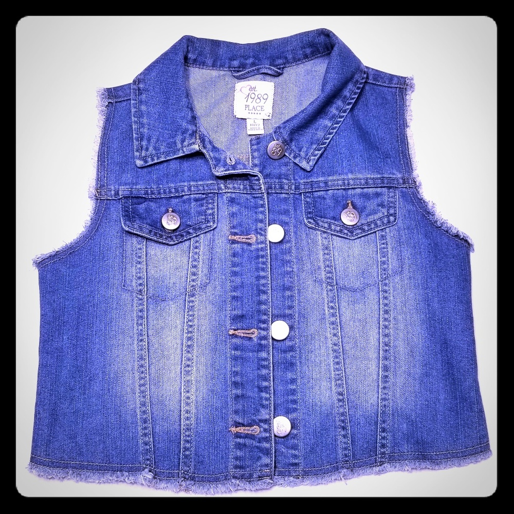 Girls Denim Vest